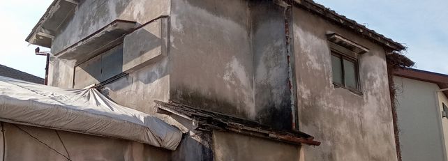連棟住宅の端の住戸のイメージ