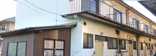 築50年の長屋（大阪市住之江区）の外観イメージ